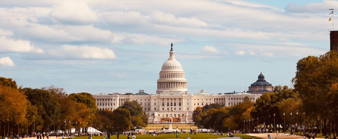 capitol building from a distance