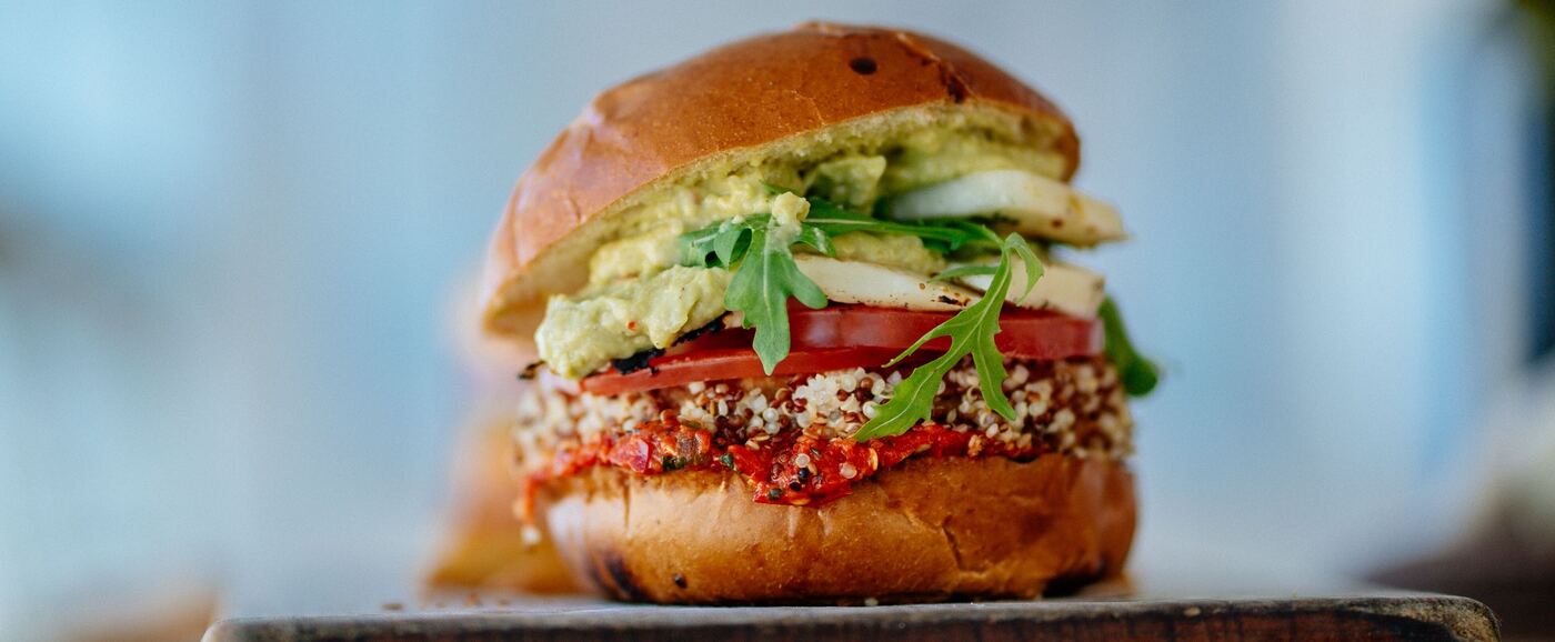 Plant-based burger