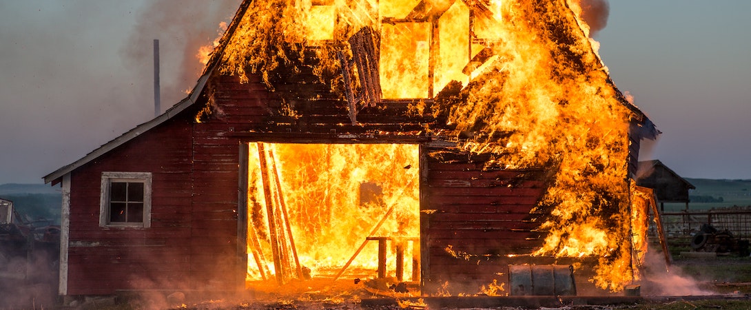 red barn fire