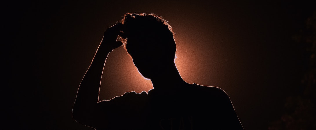 silhouette of person